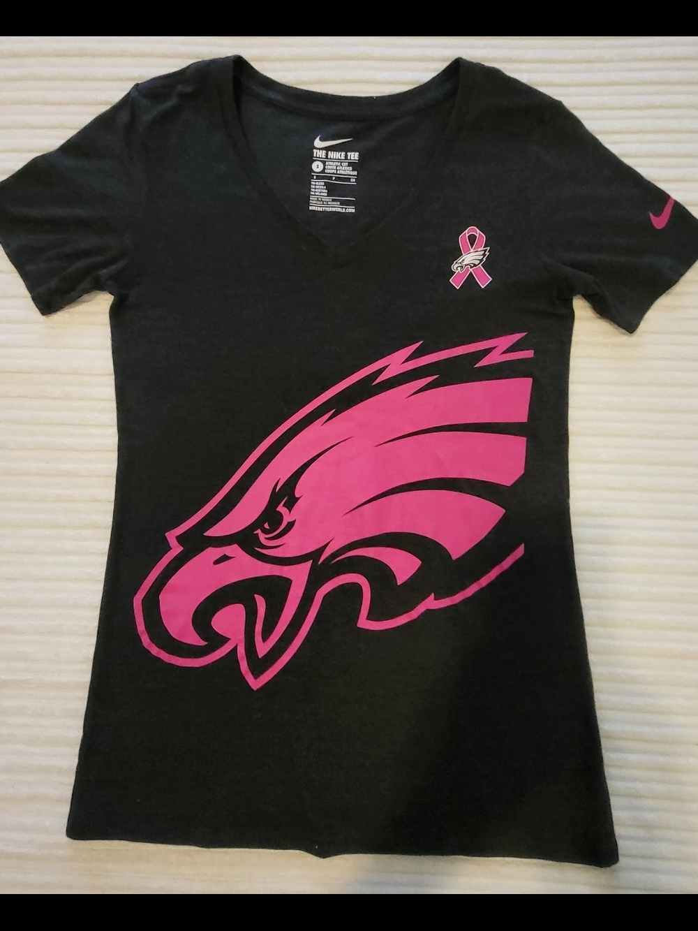 Original NFL Philadelphia Eagles Pink Breast Cancer logo